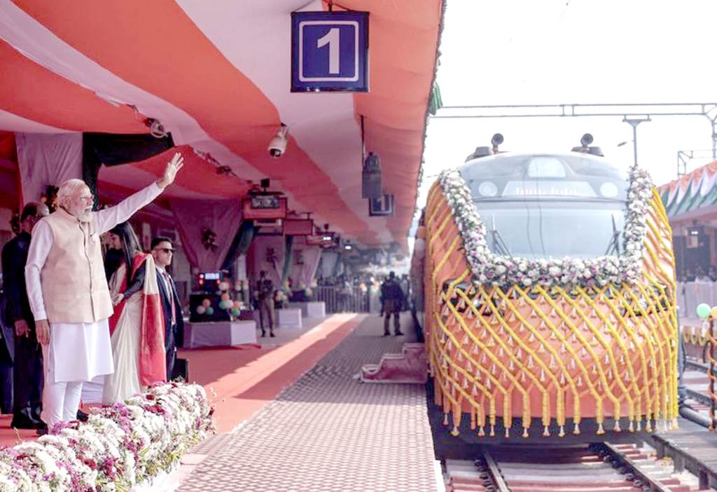 India gets its first Vande Mataram sleeper train Prime Minister flags off Will run from Howrah to Guwahati